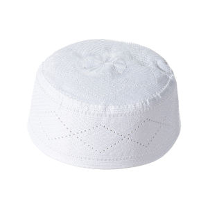New Muslim Men Prayer Cap Hat Cotton Embroidery Leisure Saudi Arabia Islamic Hat Cap Men Headscarf Topkippot Turban Saudi Cap