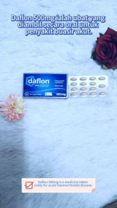 Daflon 500mg Diosmin + Hesperidin 15S / 30S untuk Buasir