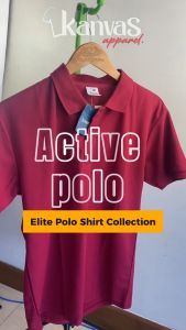 Kanvas Active Polo Shirt for Men & Women with Collar & Buttons Mens Formal Tops Plain Sports Outfit Corporate Series