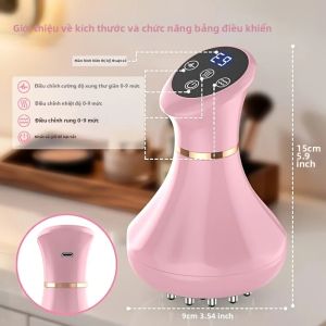 Máy Massage Kinh Lạc Điện 9 Cấp Độ Tích Hợp Chức Năng Gua Sha Dẫn Lưu Bạch Huyết Rung Và Vi Dòng Điện Giúp Định Hình Cơ Thể Và Thư Giãn Cơ Bắp