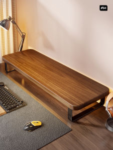 evesigar | Wooden Monitor Stand Riser for Gaming Desk