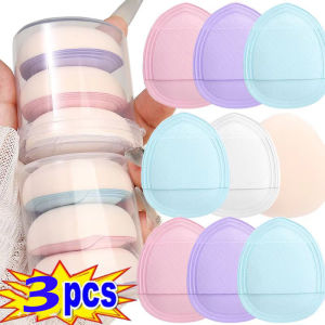3pcs/set Thumb Tip Small Mini Puff Cotton Candy Cushion Concealer Puff Powder Makeup Brush