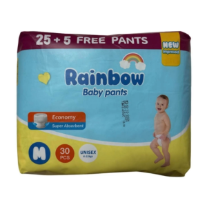 Rainbow Pants Baby Diapers Medium 30