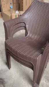 set kursi san dan meja plastik Rotan OL 508 Olymplast Kursi Taman Kursi Outdoor murah