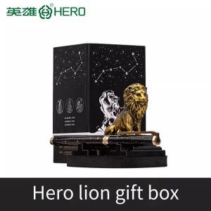 Hero | Hero Fountain Pen 1085 Lion Base Business Gift Ink Pen