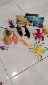 Set Mainan Marine Sea: Koleksi Hewan Laut 9Pcs