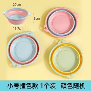 Foldable Thickened Plastic Foot Bath Tub for Home Use over Knee Massaging Foot Soaking Bucket Leg Rest Portable Foot Wash Basin