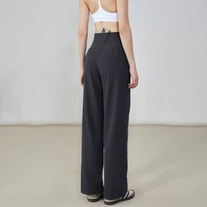 High Waist Loose Straight Leg Pants