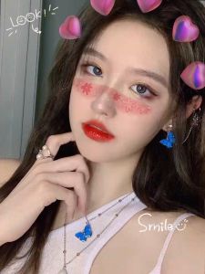 สติ๊กเกอร์แต่งหน้า เด็ก สาว ตกแต่งวันเกิด สงกรานต์ ปาร์ตี้ สติ๊กเกอร์มีกลิตเตอร์ ภาพถ่ายสวย รอยสักชั่วคราวติดหน้า sticker Tattoo