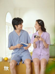 Purcotton | Antibacterial Cotton Couples Lounge Wear