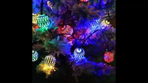 20/50 LED Solar Moroccan Ball Light String 8 Modes Suitable for Outdoor Gardens Weddings Parties Christmas Decorations