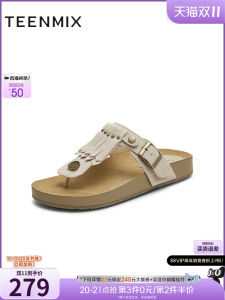 Teenmix Retro Thick Bottom Birkenstock Slippers Womens Outdoor Beach Holiday Sandals Summer New Style Casual Flip Flops