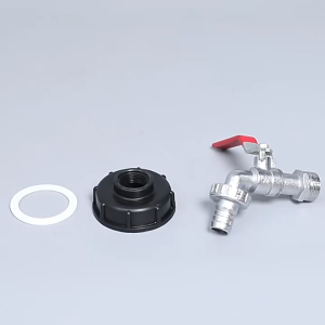 S60*6 IBC Tank Tap Adapter 1/2 3/4 Coarse Thread Connector Valve Fitting Garden Hose Adapter