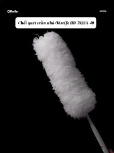 Chổi Quét Mạng Nhện OKwife HD-7823A-40 Chổi Quét Trần Nhà Uốn Cong 360 Độ Cán Dài 156cm