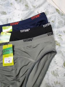 Combo 5 và 10 Quần Lót Nam TITUS Thun Lạnh Cao Cấp Thông Hơi 2 Lưng (Size 40-90 Kg) mã 907 Chất Vải Mềm Mại Thông Thoáng Co Giãn Tốt  - Đồ Lót Quỳnh Anh