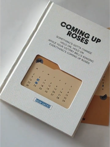 สมุด B6 Planner ปกสล็อตใส่รูปส่วนตัว  ดีไซน์สไตล์เดิมของ IG แถมการ์ดรายเดือน 12 ใบ ของขวัญดีไซน์สวย