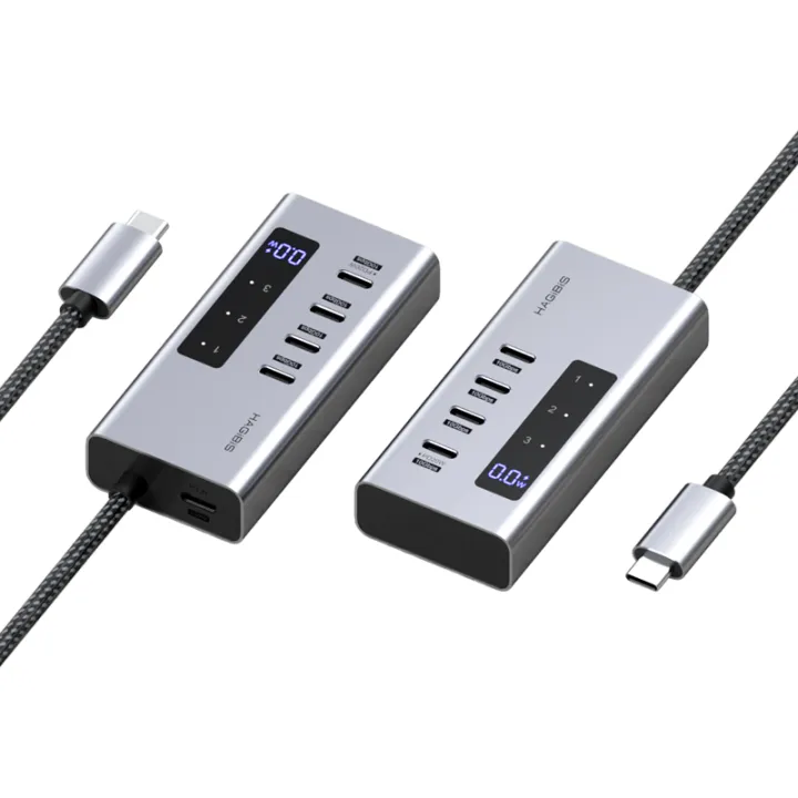 Hagibis | Type-C USB Hub with Multiple Ports and Independent Power Supply for Macbook
