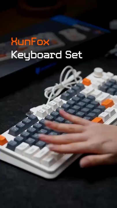 K820 RGB คีย์บอร์ดเกมมิ่งมีสาย USB Keyboard 94 คีย์ เซตคีย์บอร์ด+เมาส์ ...
