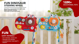 NIKO Dinosaur Steering Wheel Toy Manibela Car Ckn Toys Early Educational Toys Montessori Toys For Kids Boys Girls Gifts Baby Toys