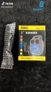 Speaker Portable Bluetooth LED 3 Inches Mobile Phone With Mic | Speaker Bluetooth Portable Multifungsi Bluetooth / Radio FM / AUX / Port USB | Speaker Bluetooth | Speaker Aktif Sound System With Phone Holder