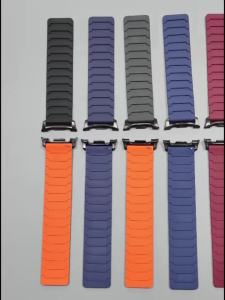Magnetic Silicone Band for Samsung Galaxy Watch Ultra 2 2025 Bracelet for Galaxy Watch 9 8 40mm 44mm/8Classic 46mm Sports Strap