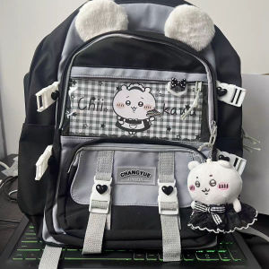 Adorable Gii School Bag High Capacity Double Shoulder Backpack for Junior And High School Students Student Ins Versatile Classroom Bag