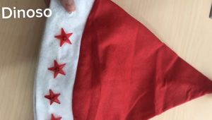 Topi natal led bintang / Topi natal merah bercahaya/topi bintang rainbow