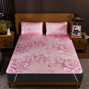 Matras Alas Kasur Pelindung Kasur Jumbo Bahan Adem Kualitas Premium Motif Cantik & Elegan Kualitas Import Ukuran 180cm x 200cm