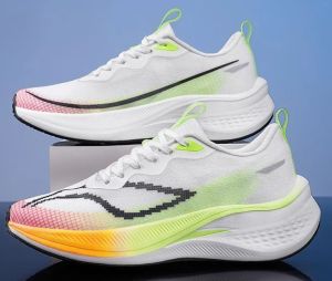 รองเท้าผ้าใบสำหรับทั้งหญิงและชายแฟชั่นไม่ลื่นระบายอากาศได้นุ่มรองเท้ากีฬาผ้าตาข่าย