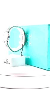 (2 Years Warranty) Daniel Klein Watch Match Women Analog Watch DK.1.13773 Silver Stainless Steel Strap w. 2 Extra Leather Straps