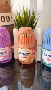SANOVA Peach Scent Air Freshener Long Lasting Fragrance 180ml Combo 1/2/3 pieces Clean House
