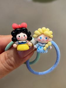 Adorable Princess Cartoon Series Children's Hair Ties Baby Girls Hair Bands Small Cheeky Hair Rings Headbands Hair Accessories