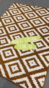 MAROC Karpet Lantai 100x150 T06 Teak