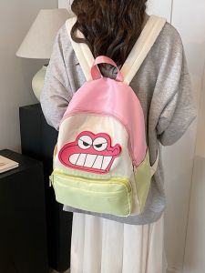 กระเป๋าเป้สะพายหลังเด็กนักเรียนขนาดใหญ่แบบลำลองสำหรับเด็กผู้หญิง กระเป๋าใส่หนังสือ น้ำหนักเบา ลายการ์ตูน กระเป๋าเดินทางสำหรับเด็กนักเรียนระดับมัธยมต้น