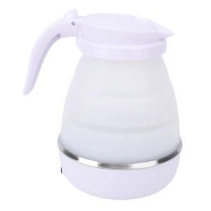 Ấm Đun Nước Điện Gấp Gọn 600W Dung Tích 600ml Đun Sôi Nhanh 6 Phút Chất Liệu An Toàn Cấp Thực Phẩm Dùng Cho Du Lịch Cắm Trại Và Sử Dụng Tại Nhà