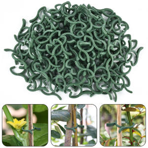 100/200pcs Plant Clips 3 Size Clips For Attaching Plants Garden Clips Plant Support Clips Climbing Plant Clips Plant Clips