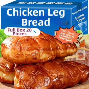 YURENTANG | Retro 80s Childhood Memory Leg Bread Full Box