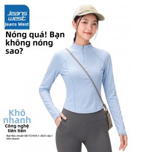 Jeanswest | Áo thun nữ tay dài mùa hè form ôm thoáng khí nhanh khô