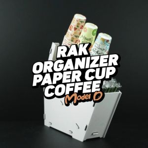 RAK / RACK / DISPENSER / ORGANIZER PAPER CUP PVC Model D
