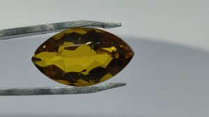 Natural 12.30 Ct Thailand Yellow Sapphire Marquise Cut Loose Gemstone