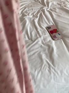 Màu hồng ngọt ngào của cô gái Bộ Đồ Ngủ của phụ nữ mùa xuân và mùa thu hoa mới Cổ Tròn Tay áo dài quần dài quần áo ngủ Bộ đồ hai mảnh lỏng lẻo nhà quần áo