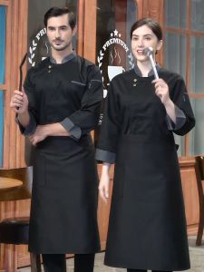 Ready Stock Chef Uniform Men Chef Uniform For Women Long Sleeve Chef Uniform Chefs uniform Catering uniform waiter uniform for men Waterproof breathable and comfortable