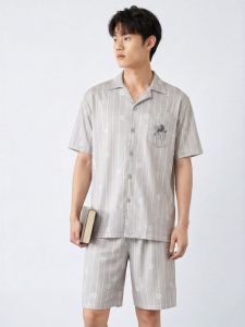 Semir | Antibacterial Anti-Mite Mens Sleepwear Set