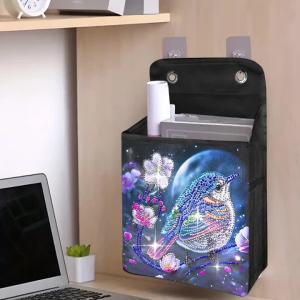 Bộ Tranh Kim Cương Họa Tiết Giáng Sinh 1 Món Túi Treo Hộp Đựng Vải Bố Đa Năng Bộ Dụng Cụ Thủ Công Chủ Đề Giáng Sinh Để Trang Trí Nhà Cửa