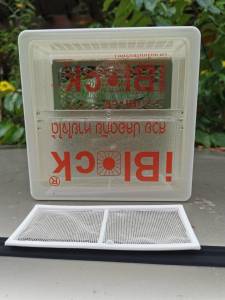 ช่องเติมอากาศใหม่iBlockลายทราย พร้อมมุ้งลวดกันยุง 10 อัน