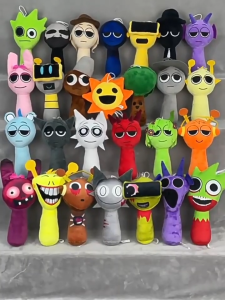 <D&H> Sprunki Plush Toys 20CM Sprunki Doll Sprunki Incredibox Game Figure Toy Gift For Kids