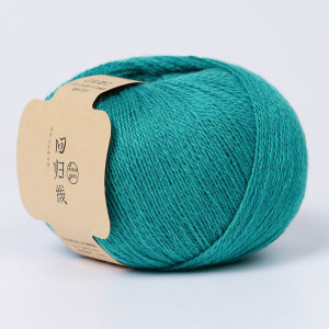 LOVEYARN | White Yak Wool and Silk DIY Knitting Yarn