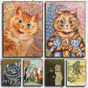 Louis Wain Cats Jigsaw Puzzle 1000Pieces Whimsical Scene Focus Activity Leisure Time Gift