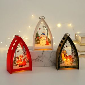 Christmas lights Christmas Theme Home Christmas Decorations Christmas Tree Decorations Glowing Lanterns Candle Holders Christmas Party Decoration Gifts 15cm