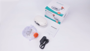 COD TaffOmicron Compressor Alat Nebulizer Uap Anak Bayi Dewasa Asma Sesak Nafas Batuk Pilek Di Cas